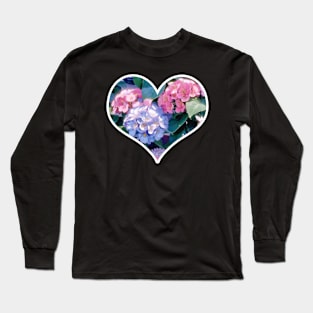 Purple Flower, Beautiful Flowers Long Sleeve T-Shirt